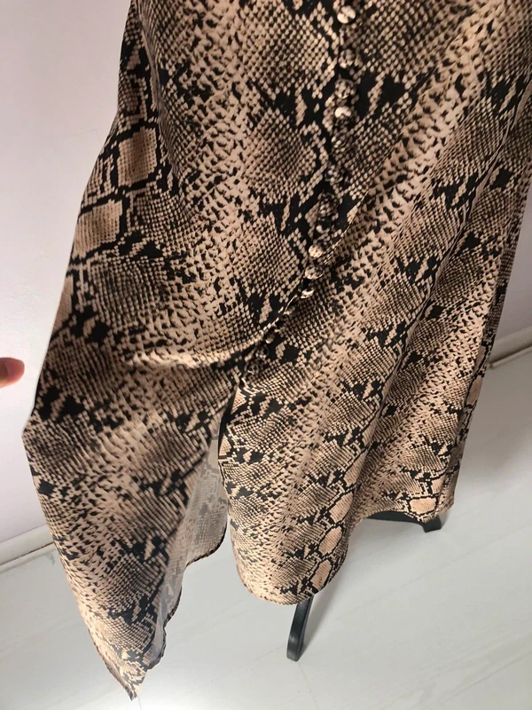 🖤 Falda larga con estampado de piel de serpiente – Zara – Talla XS – Muy buen estado – photo 11